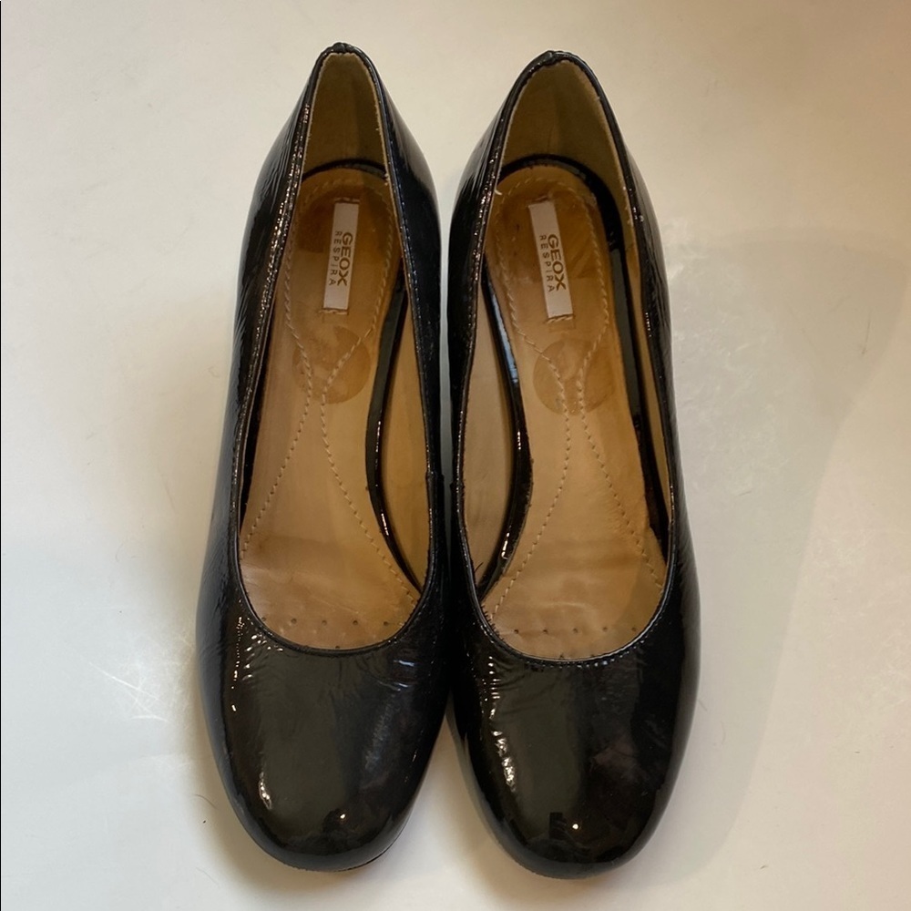 Geox Respira mid heel shoes Dark Grey Size 36.5 - Picture 11 of 14